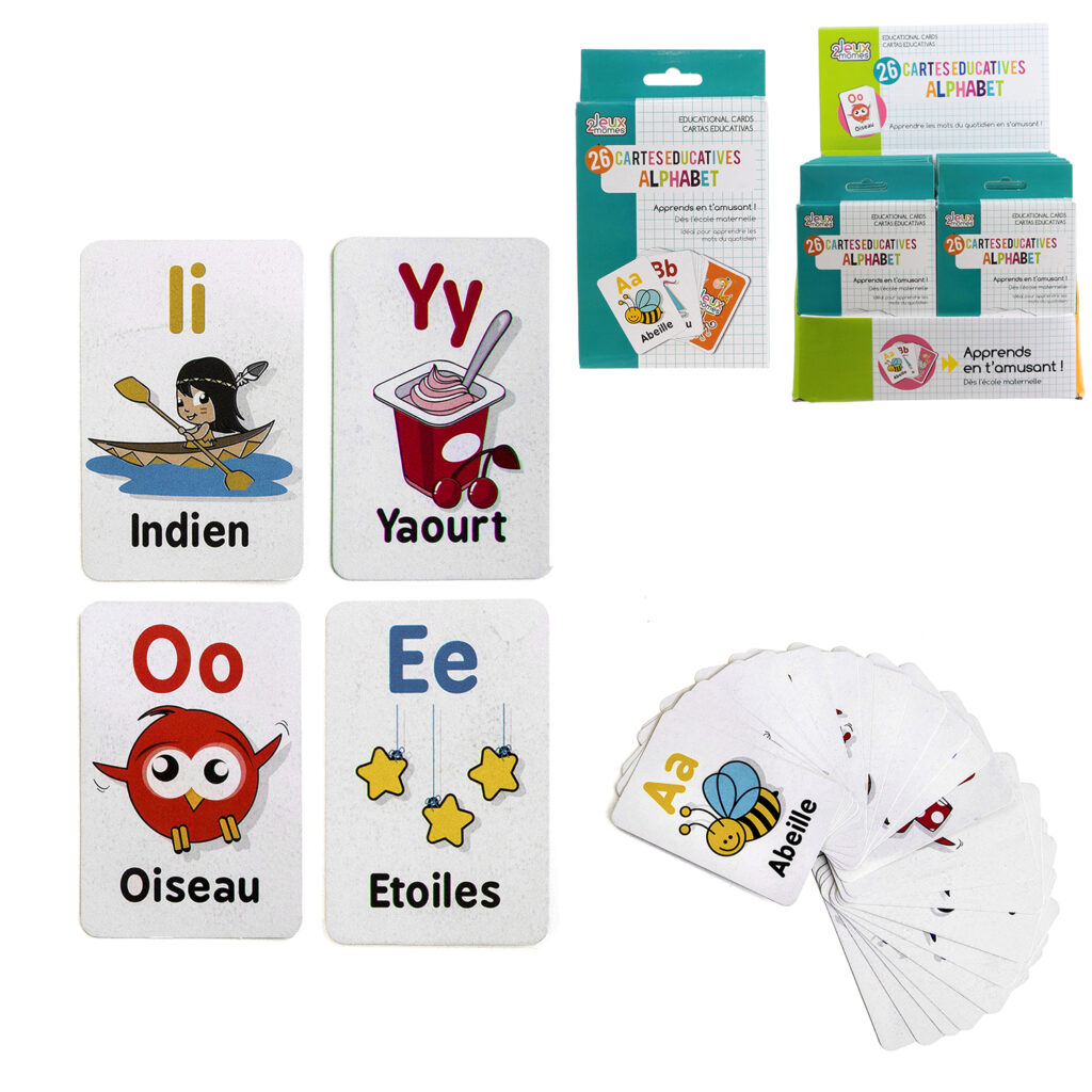 CARTES ÉDUCATIVES MOTS (J'apprend l'alphabet)