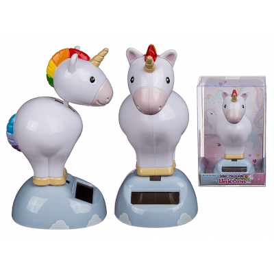 FIGURINE LICORNE SOLAIRE (Figurine solaire animée) Décoration - Energie solaire