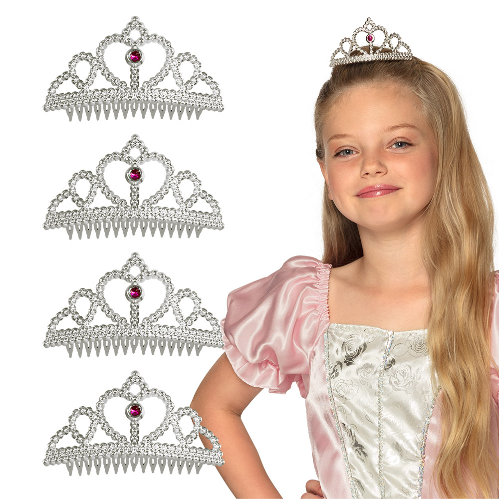 DIADÈMES DE PRINCESSE (Set de 4 pièces )