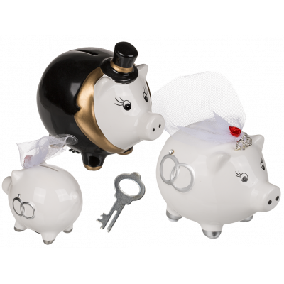 DUO DE TIRELIRES MARIAGE (Couple de mariés - 2 pièces)