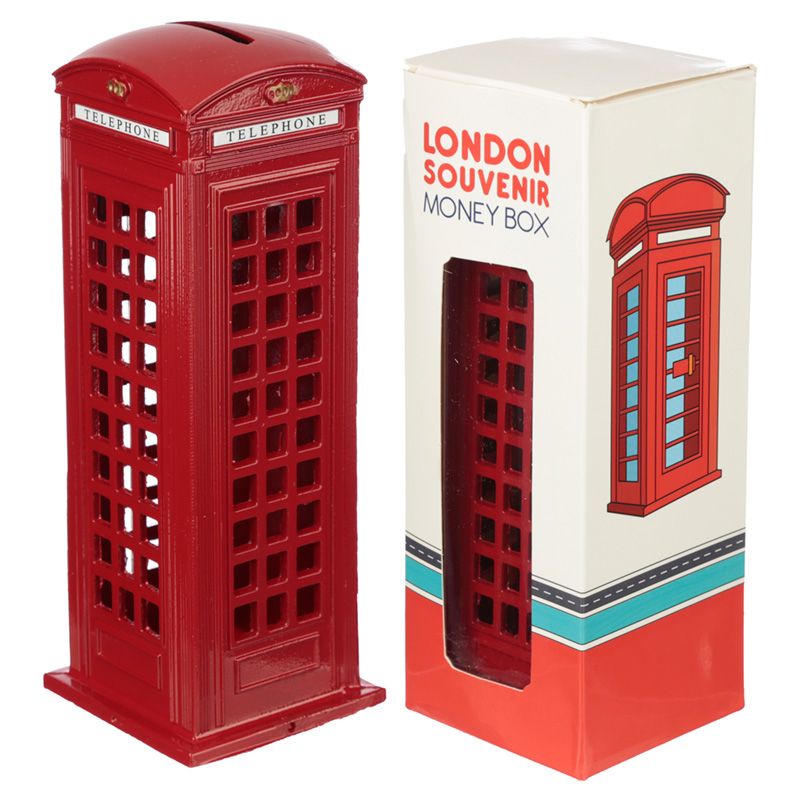 TIRELIRE CABINE LONDRES (Cabine téléphonique 16 cm)