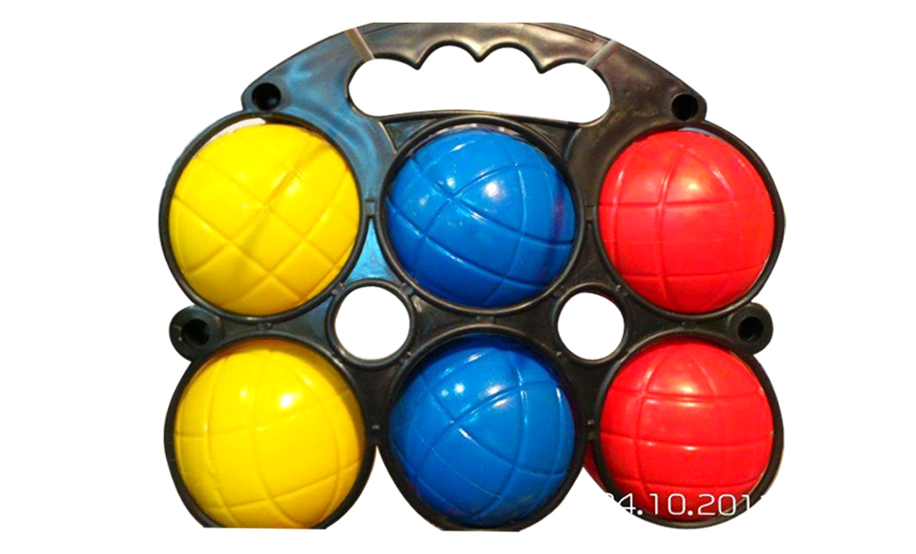 COFFRET JEU DE PÉTANQUE (Pack 6 boules en plastique)