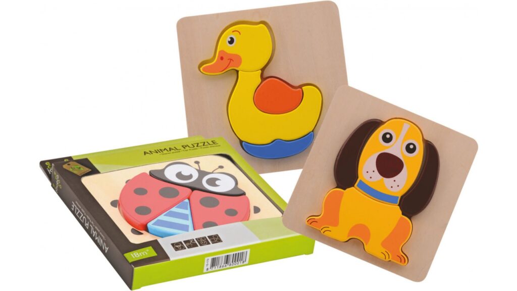 PUZZLE ANIMAUX EN BOIS (Enfants à partir de 18 mois)