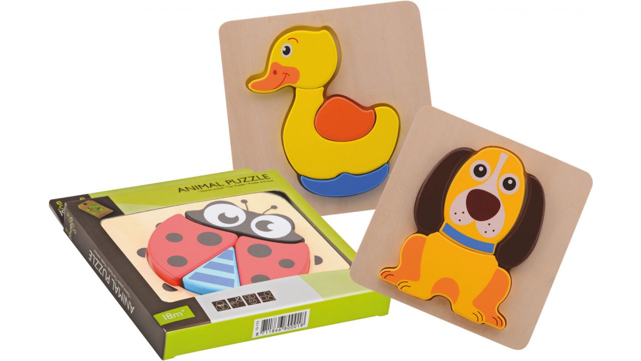 PUZZLE ANIMAUX EN BOIS (Enfants à partir de 18 mois) – Image 1
