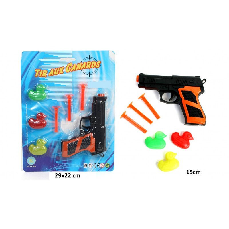 PISTOLET AVEC FLÈCHES (Coffret Tir aux canards)