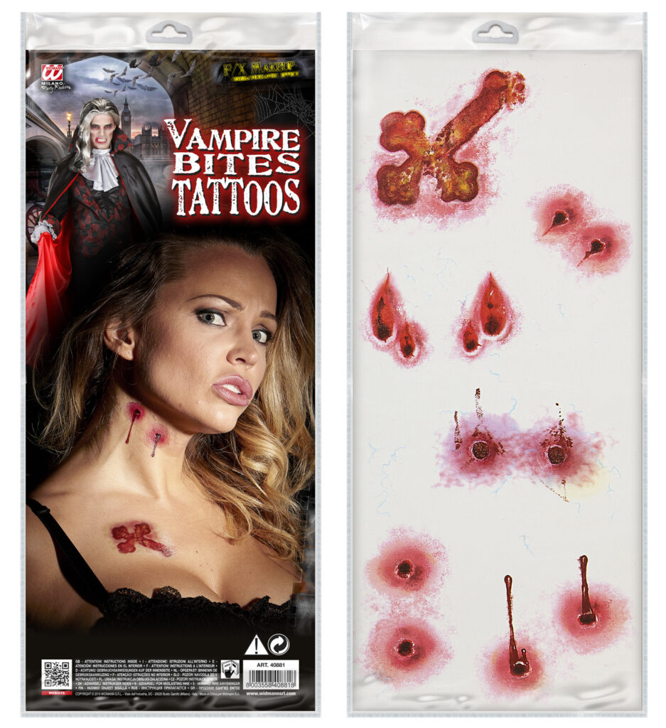 TATOUAGES MORSURES (Blessures de vampire)