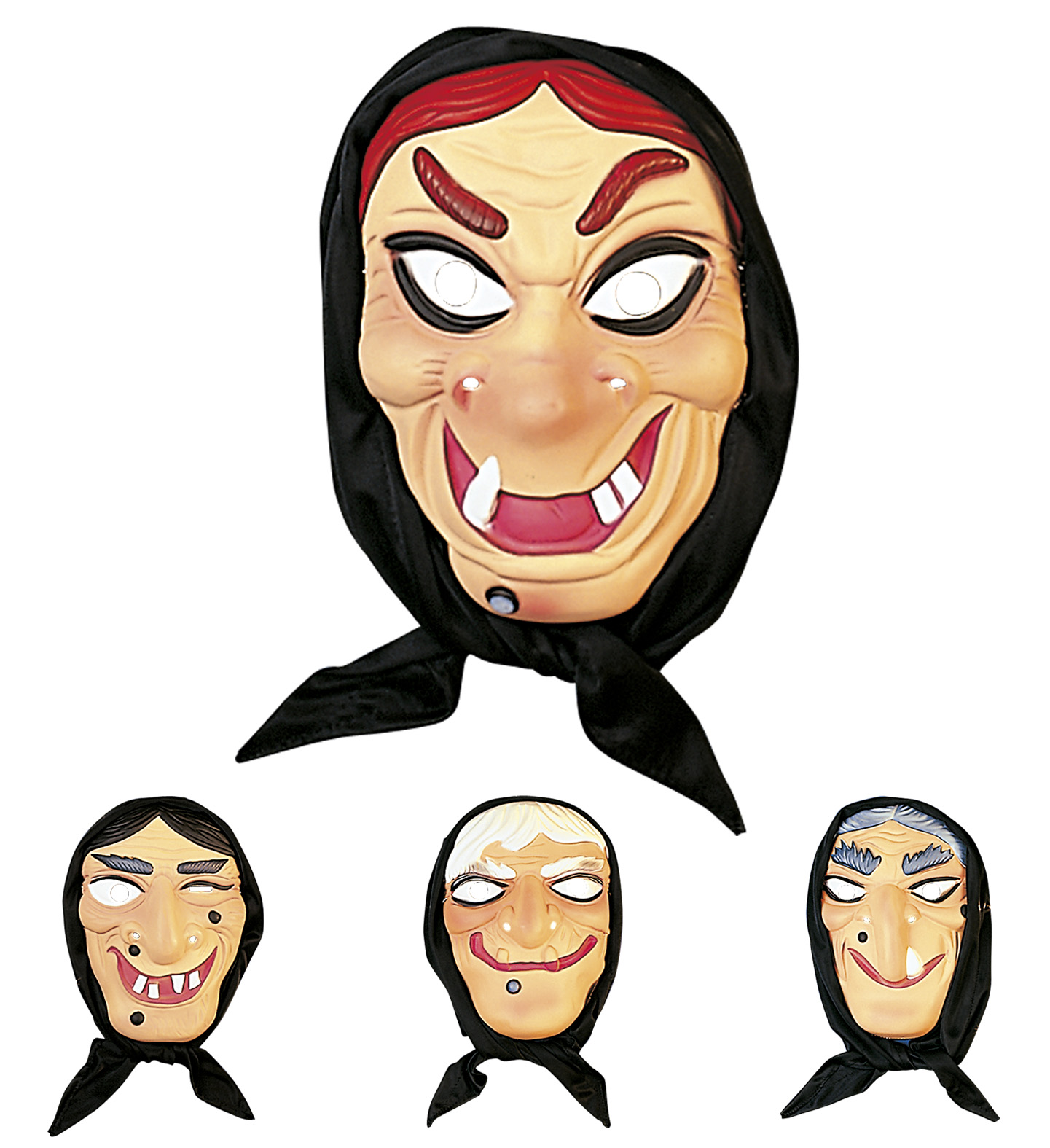 MASQUE DE SORCIÈRE (Masque en plastique) – Image 1