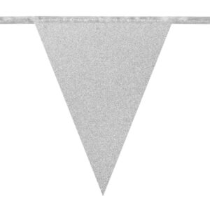 GUIRLANDE A PAILLETTES (Guirlande à fanions de 6 m) 3 coloris au choix – Image 2