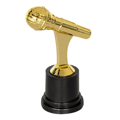 TROPHÉE MICRO EN OR (Trophée plastique 12 cm)