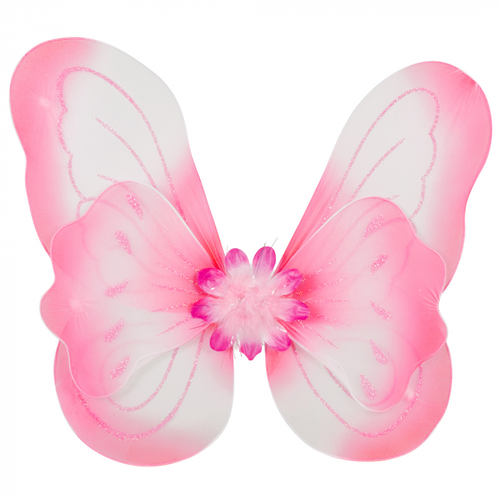 AILES DE PAPILLON ROSE (Dimension 40 x 44 cm)
