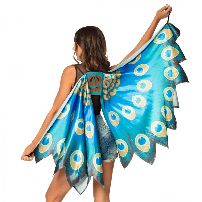 AILES DE PAON EN TISSU (Taille 115 x 155 cm