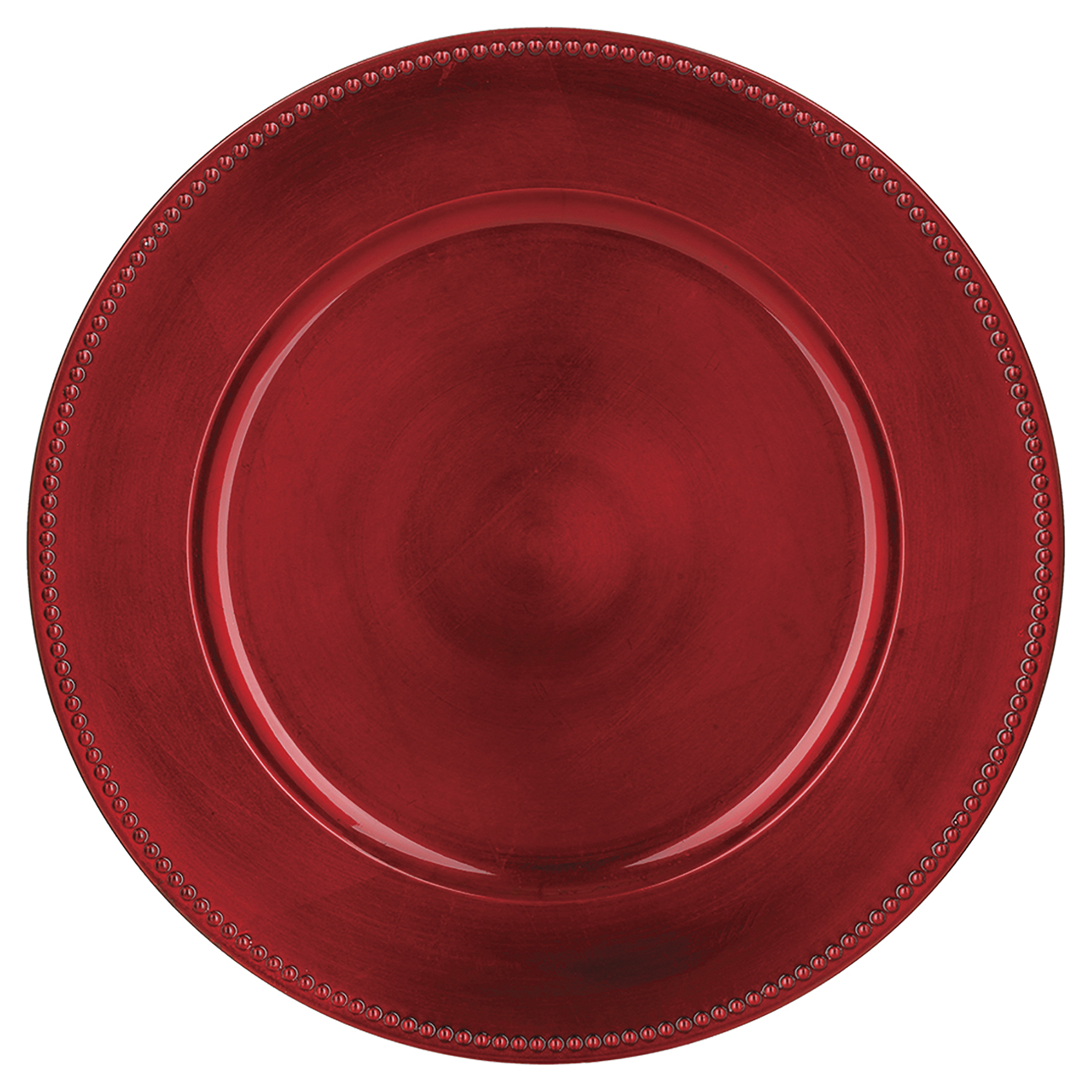ASSIETTE  ROUGES (Lot 24 pièces - 33 cm) – Image 1