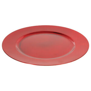 ASSIETTE  ROUGES (Lot 24 pièces - 33 cm) – Image 2