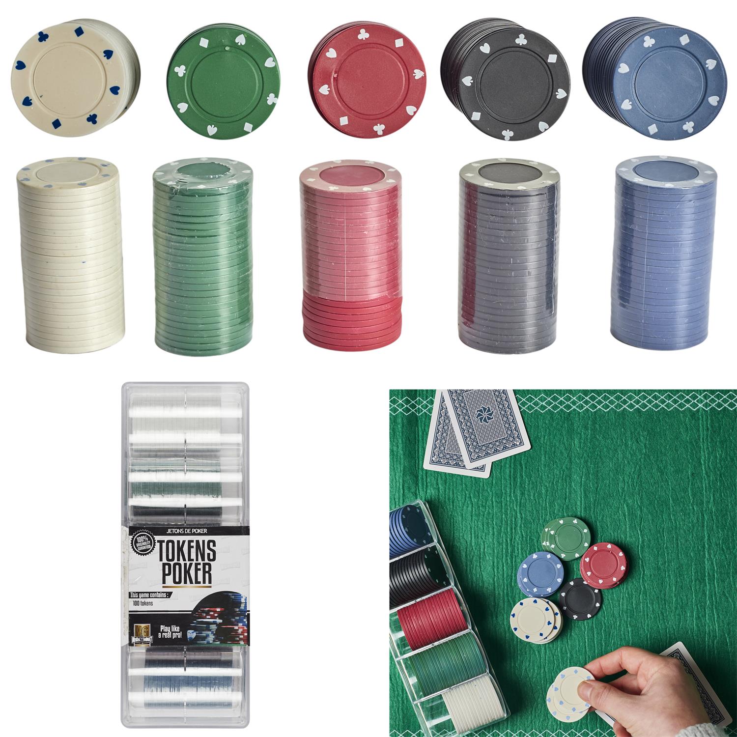 BOITE DE POKER (Pack avec 100 jetons) – Image 1