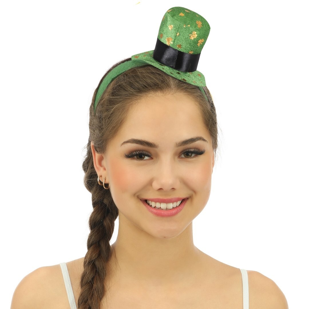 SERRE TÊTE SAINT PATRICK (Serre tête mini chapeaux) – Image 1
