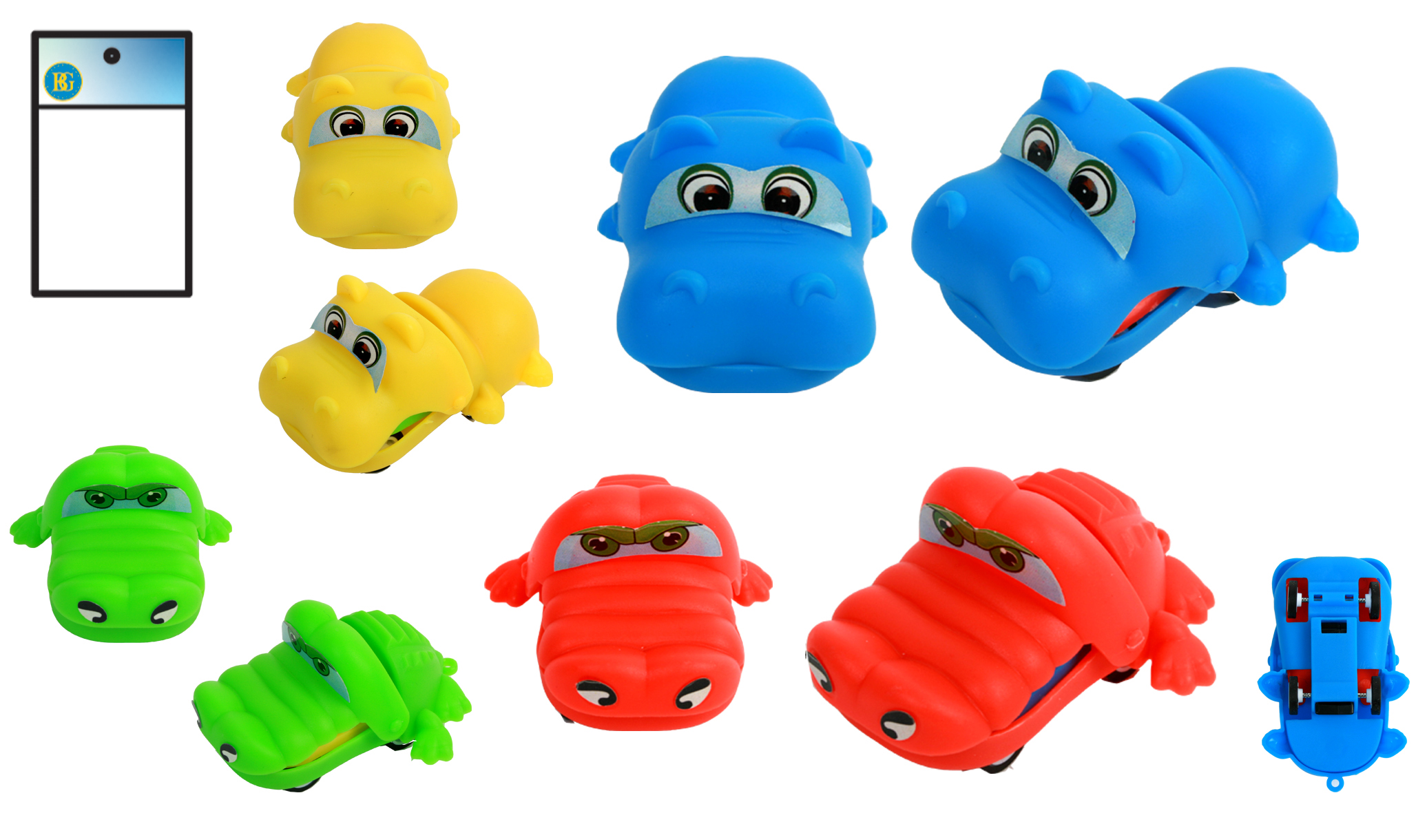 CROCOS ET HIPPOS FUN (Taille 7 cm - Rétro friction) – Image 1