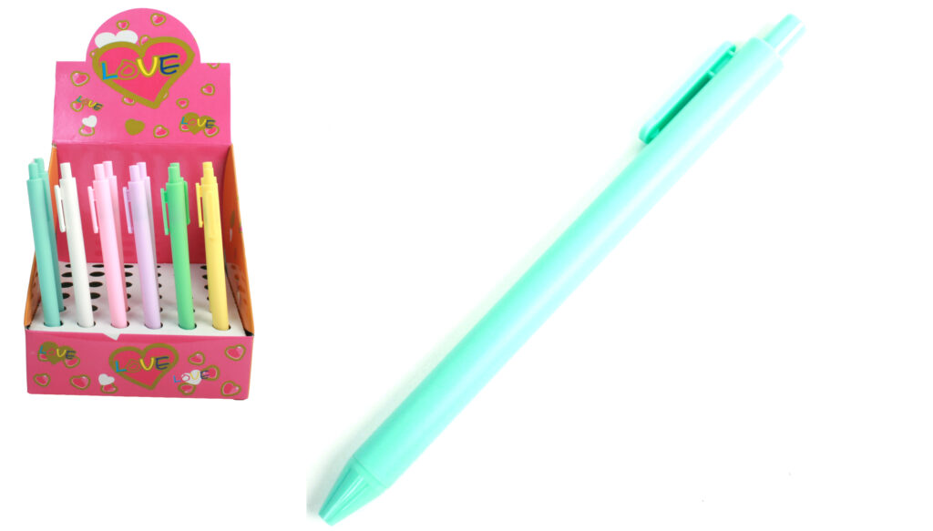 STYLO A BILLE PASTEL (Dimension 14.5 cm)