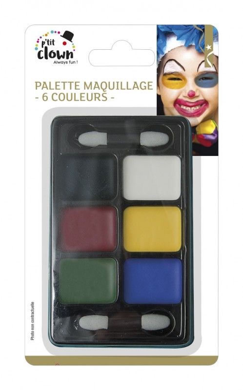 PALETTE DE MAQUILLAGE (Coffret 6 couleurs)