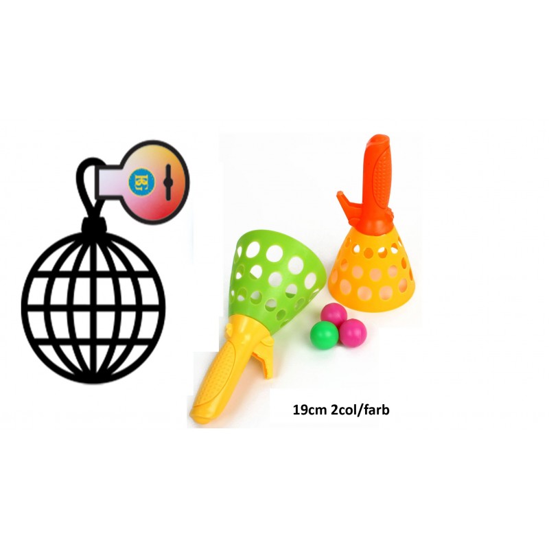DUO LANCE BALLES PANIER (Pack 2 cônes + 3 balles)