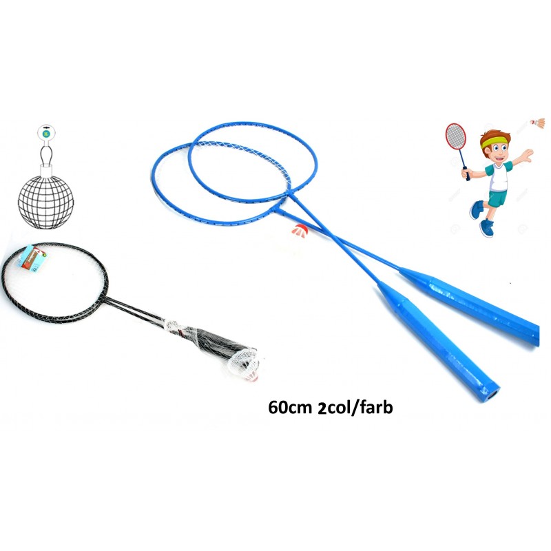 RAQUETTES BADMINTON (Duo de raquettes 60 cm)