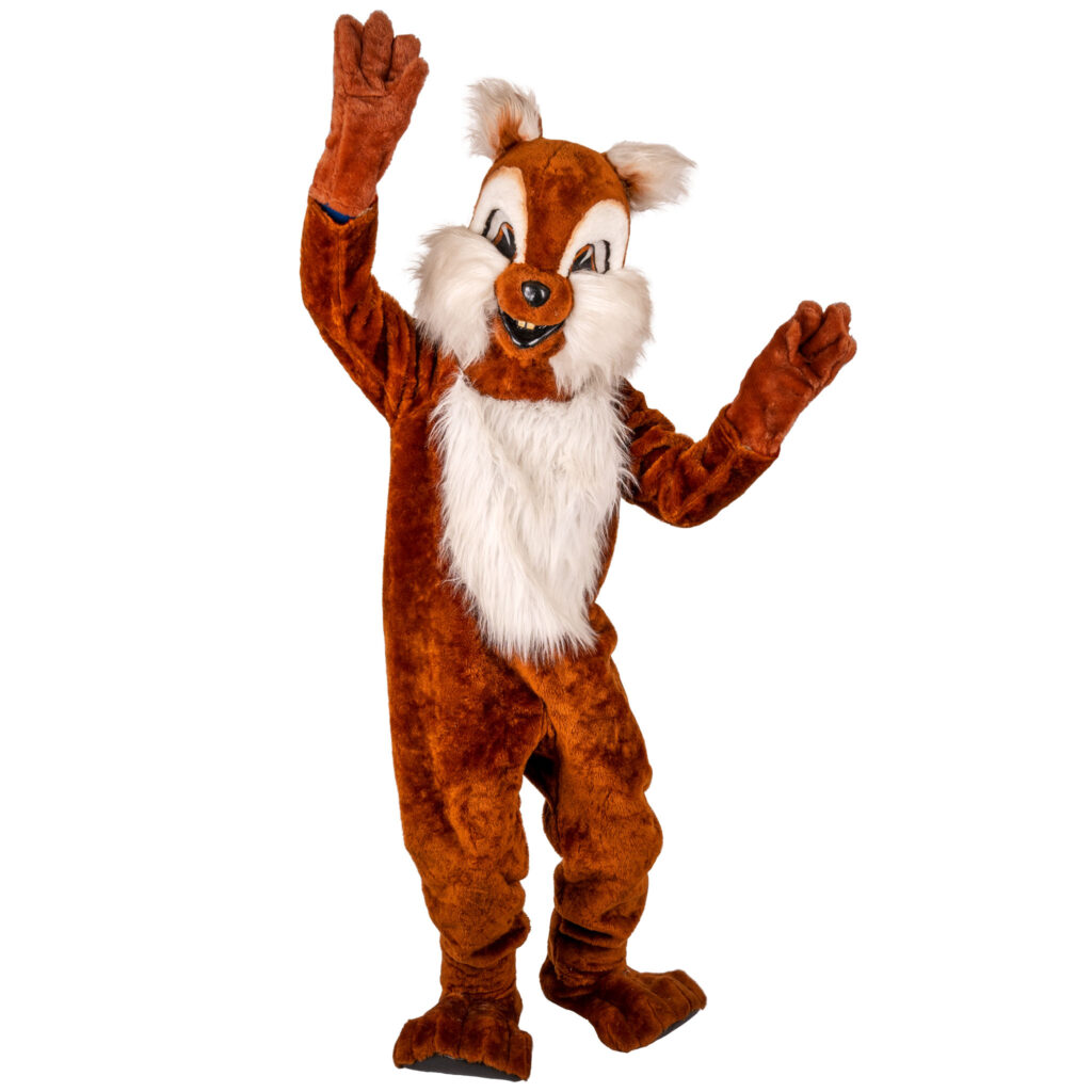 MASCOTTE D'ÉCUREUIL (Taille unique pour adulte) Version de luxe