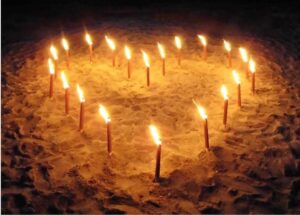 FLAMBEAU TORCHE DE CIRE (Durée 90 minutes) – Image 2
