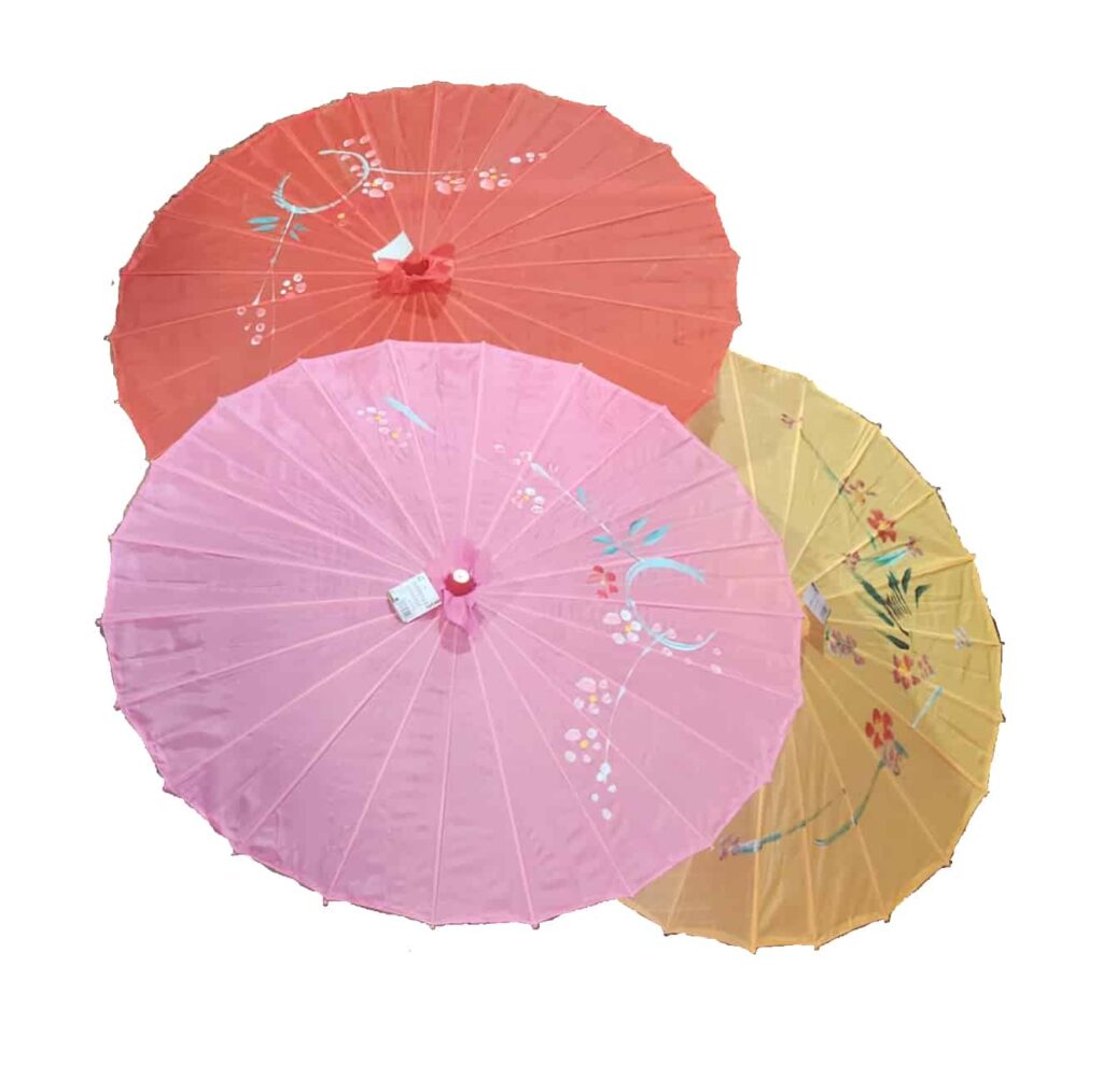 OMBRELLE CHINOISE (Dimension 80 cm - 3 coloris)