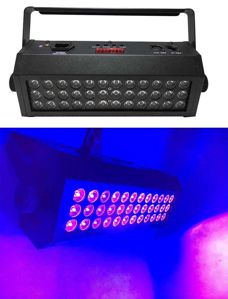 BARRE DE LUMIÈRE NOIRE UV (80 w - 39 x 21.5 x 16.5 cm)