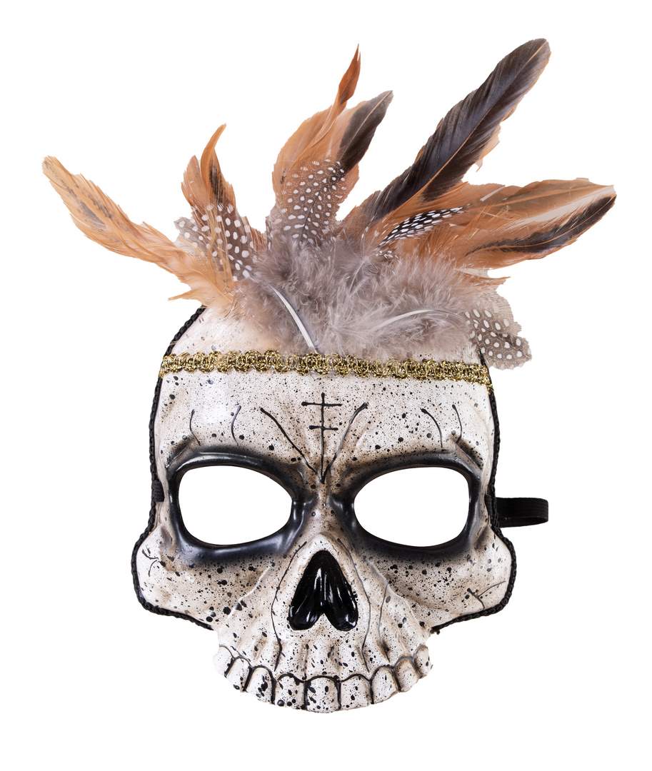 DEMI MASQUE VAUDOU – Image 1