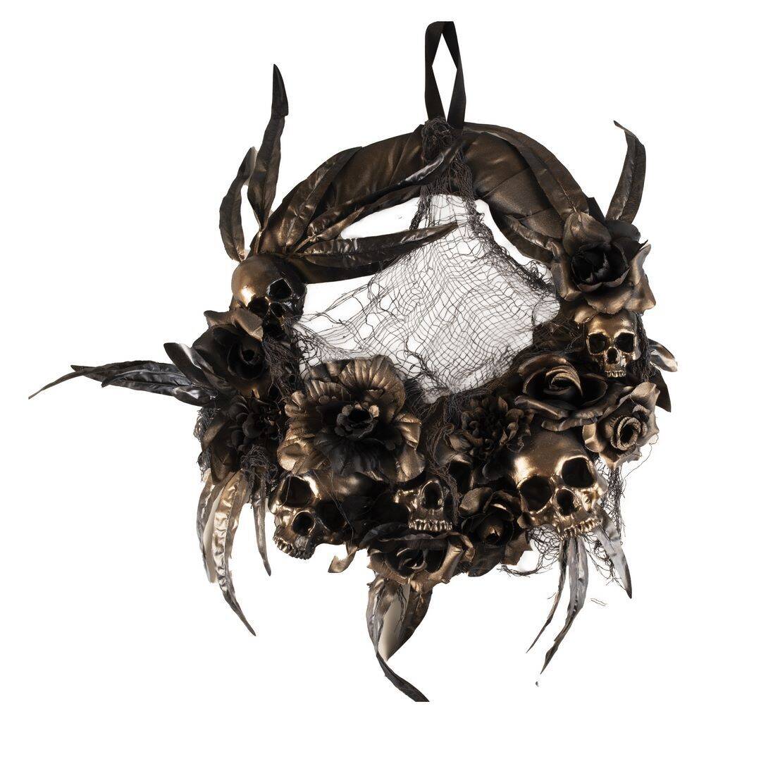 COURONNE MORTUAIRE (Couronne de porte 40 cm) – Image 1