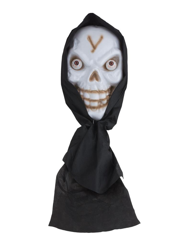 DÉCORATION TÊTE DE MORT (Lumineuse et sonore)