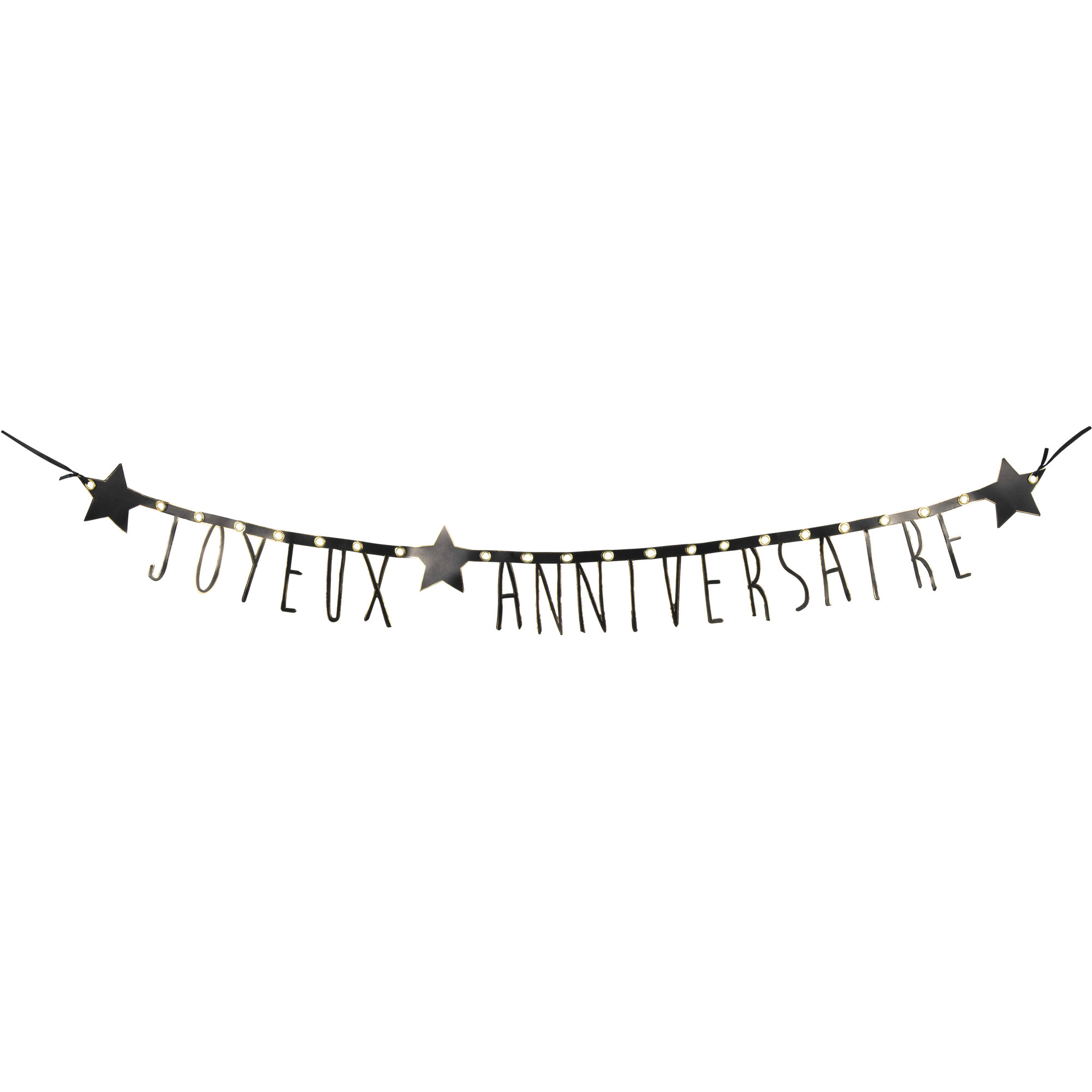 GUIRLANDE ANNIVERSAIRE (Longueur 160 cm) – Image 1