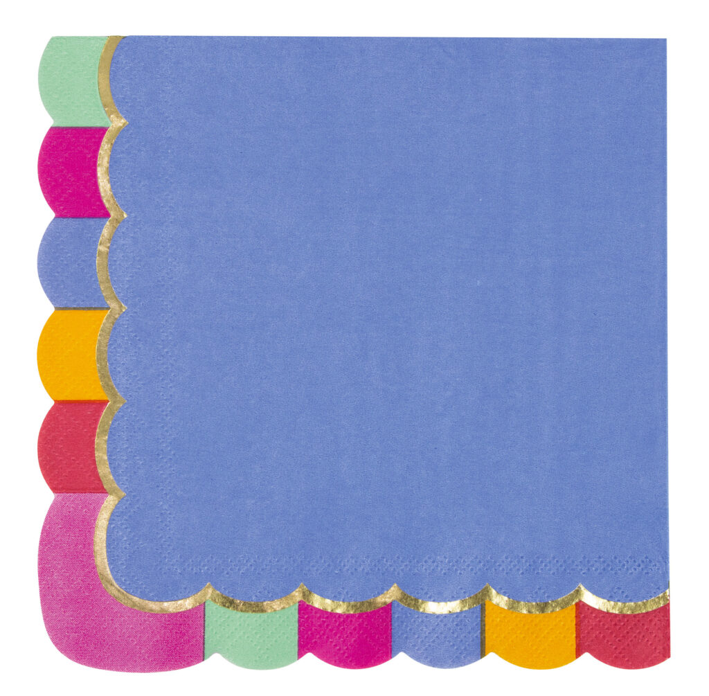 SERVIETTES THÈME MEXIQUE (Pack de 16 serviettes)