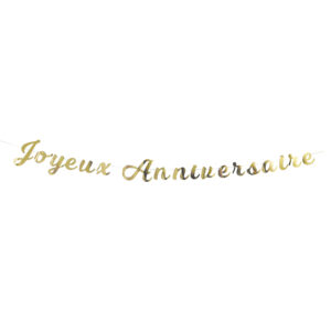 GUIRLANDE ANNIVERSAIRE (Longueur 2 mètres) – Image 1