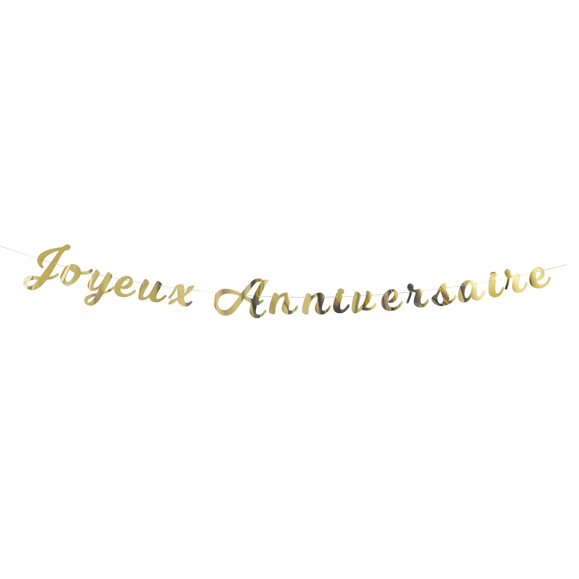GUIRLANDE ANNIVERSAIRE (Longueur 2 mètres) – Image 1
