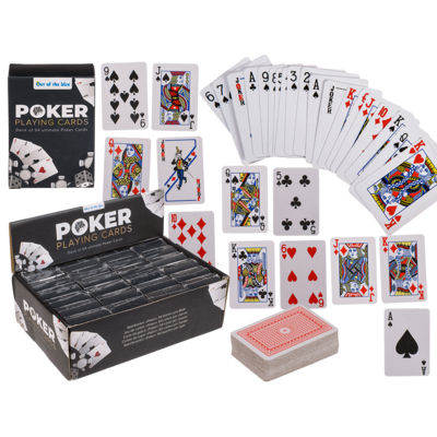 MINI JEU DE CARTES POKER (Dimension 6 x 4.3 cm)