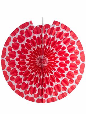 PACK 3 LAMPIONS COEUR (Diamètre 50 cm)