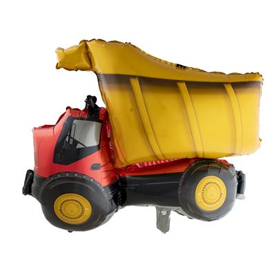 BALLON CAMION CHANTIER (Ballon aluminium) Dimension 78 x 65 cm