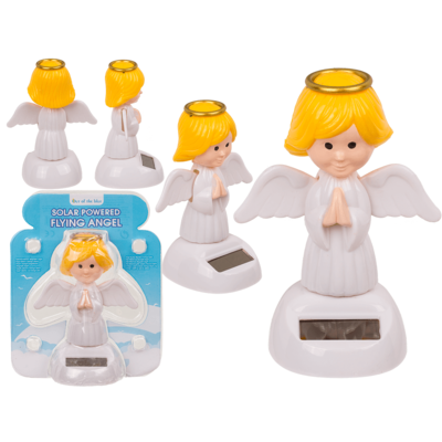 FIGURINE ANGE BLOND (Figurine solaire animée) Décoration - Energie solaire