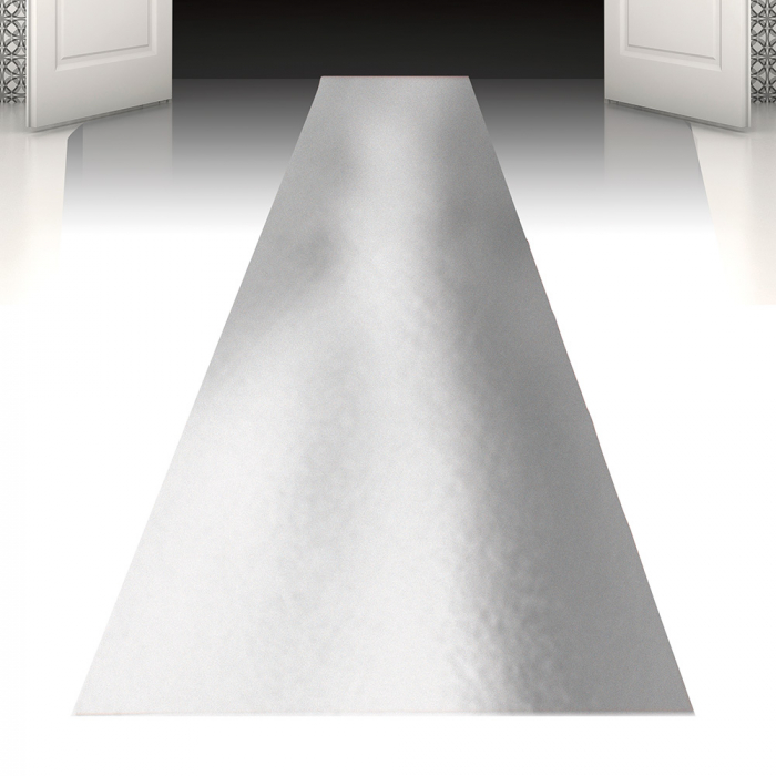 TAPIS DE SOIRÉE ARGENT (Dimension 450 x 60 cm)