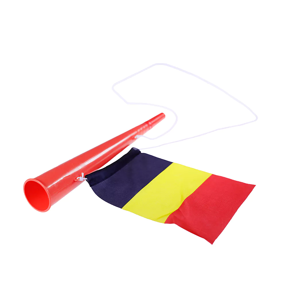 TROMPETTE DRAPEAU BELGE (Corne supporter Belgique)