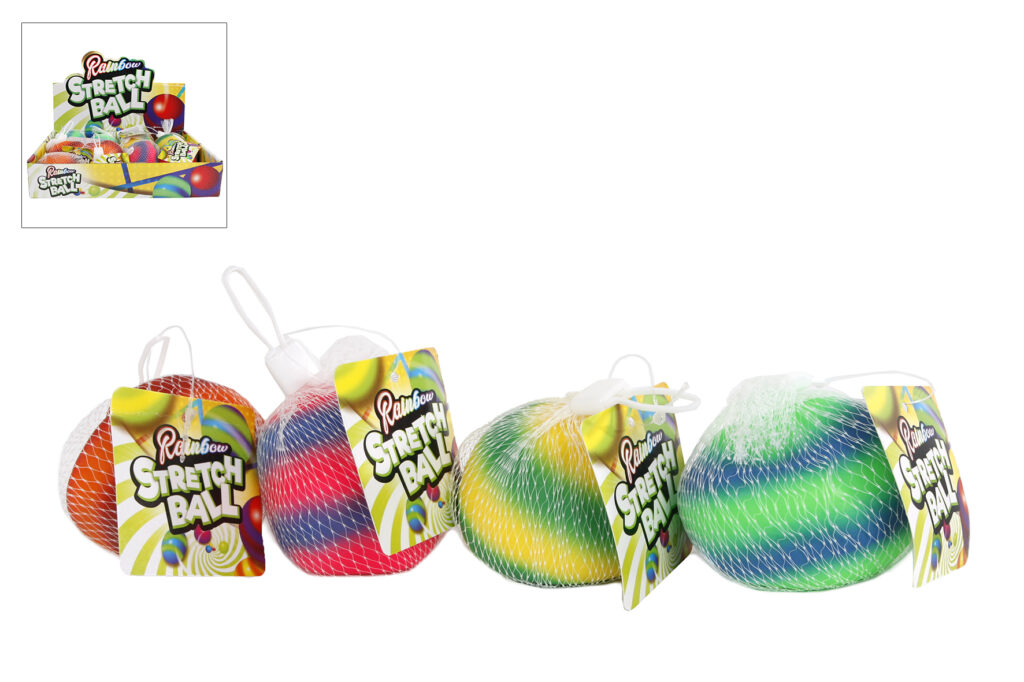 PACK 12 BALLES RAINBOW (Balles anti stress 7 cm)