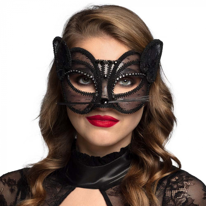 MASQUE CHAT EN DENTELLE