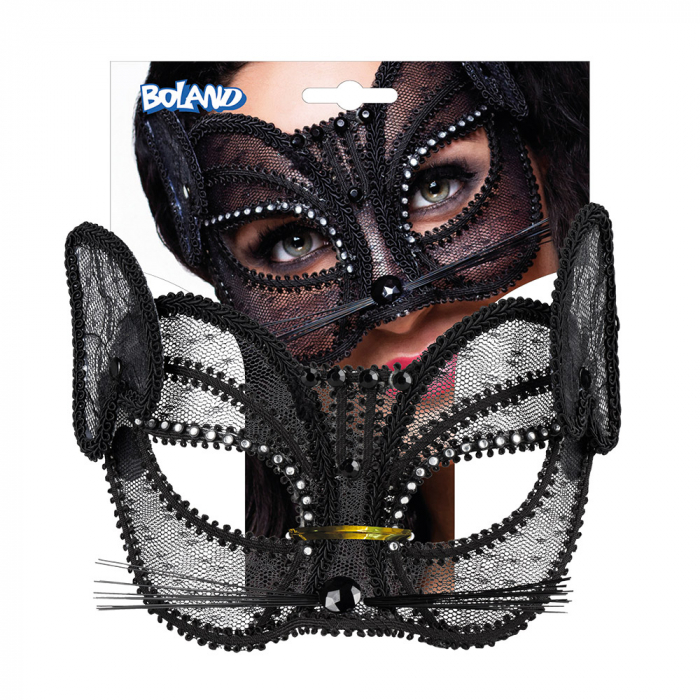MASQUE CHAT EN DENTELLE