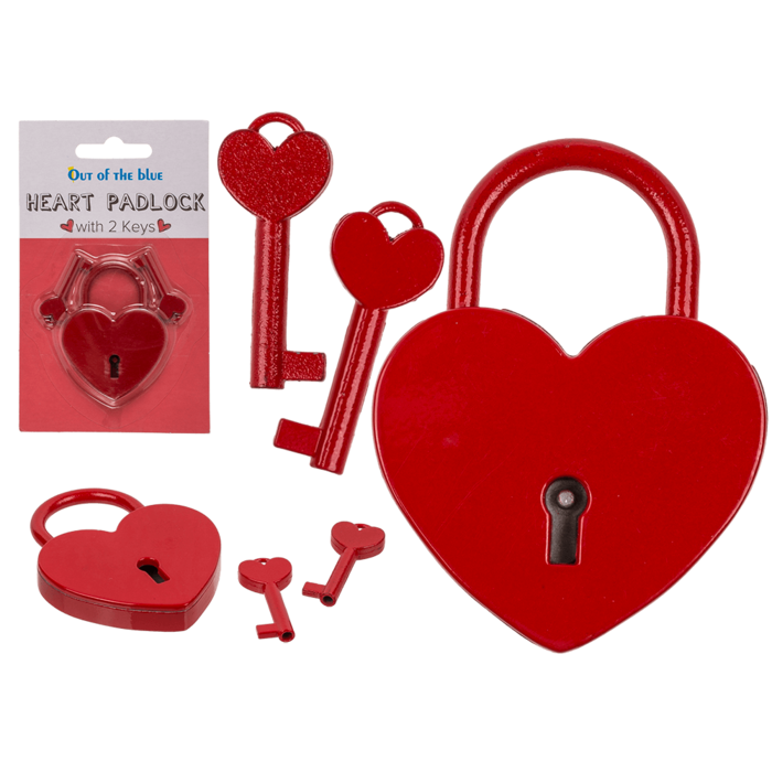 CADENAS COEUR AVEC CLÉS (Dimension 6 cm)