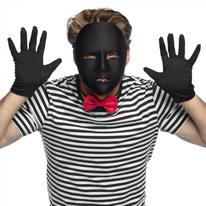 MASQUE POUR MIME (Modèle en 4 Coloris)
