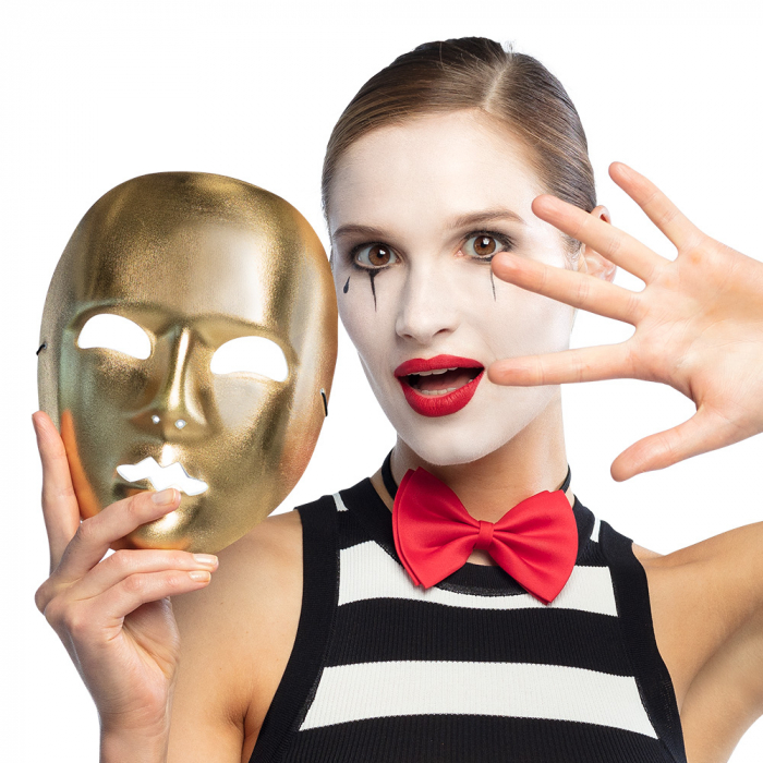 MASQUE POUR MIME (Modèle en 4 Coloris)