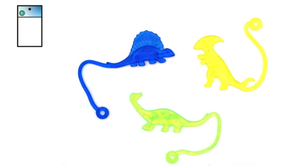 DINOSAURES COLLANTS (Taille 7 cm - Pack 48 pièces)
