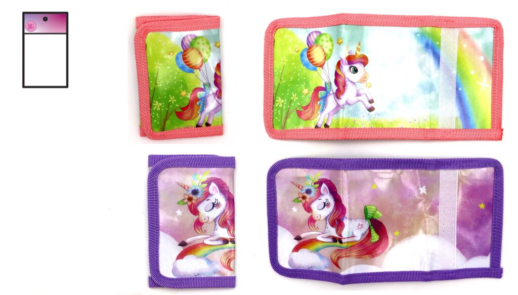 PORTE MONNAIE LICORNE (Pack 24 pièces - 2 modèles)