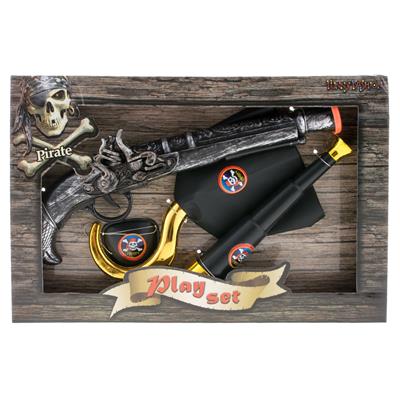 SET ACCESSOIRES PIRATE (Pack 4 pièces)